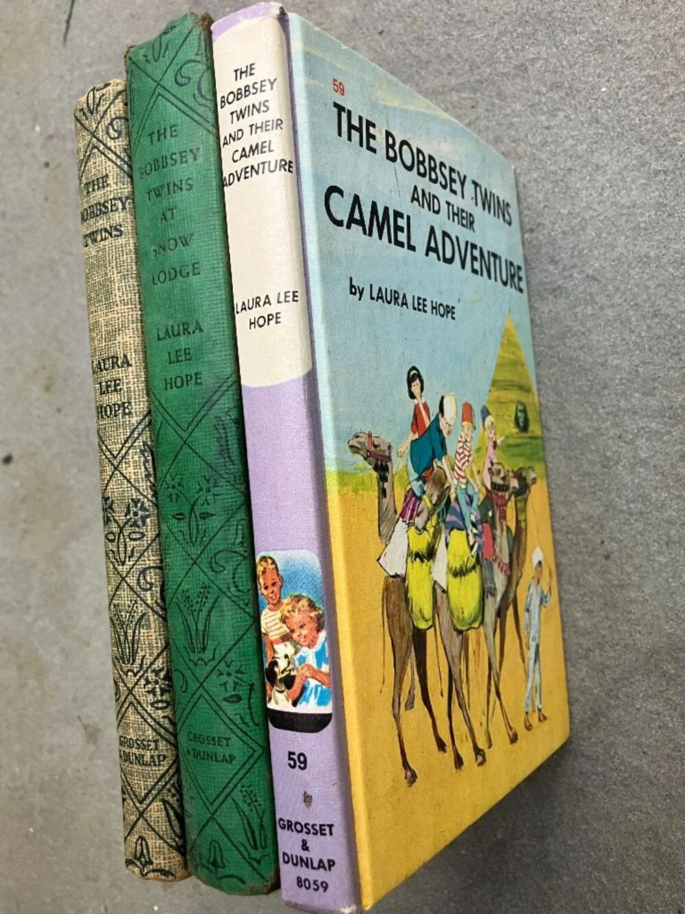 Vintage Bobbsey Twins Hardcover Book Set 1941 1959 1966 Laura Lee Hope Grosset